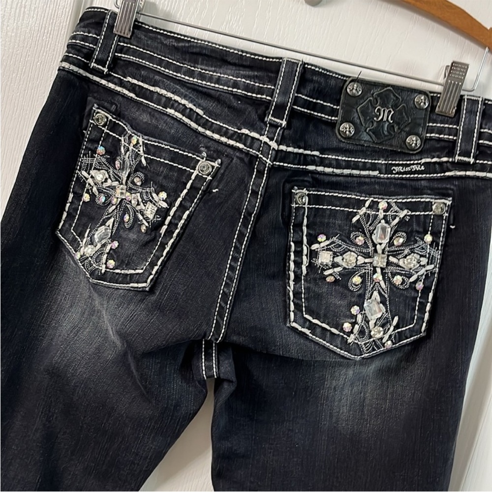NWOT Miss Me Black Wash Easy Skinny Sz 31